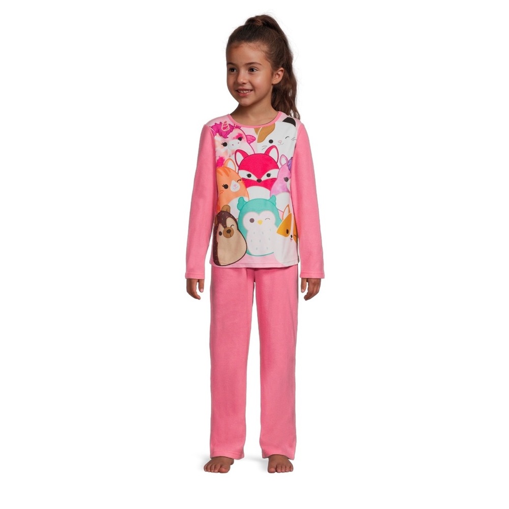 Girls Squishmallow’s 2 Piece Pajama Set